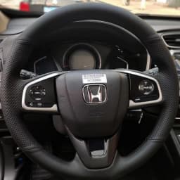 Custom Car Steering Wheel Braid Cover Genuine Leather 100% Fit For Honda Civic 10 2016-2021 CR-V CRV 2017-2021 Clarity 2018-2021