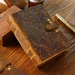 AIGUONIU Genuine Leather Notebook Neutral Vintage Cowhide Notepad Creative Women/Men Sketchbook Diary Notebook Wholesale