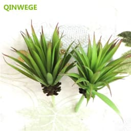 2pcs Artificial Plants Cactus Succulent for Flower Christmas Party Wedding Home Decor