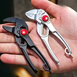 4 Inch Wrench Pliers Mini Pliers Wrench with Rust Resistant Teflon Smooth Parallel Jaws Alloy Steel High Hardness Hand Tool