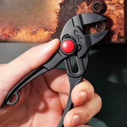 4 Inch Wrench Pliers Mini Pliers Wrench with Rust Resistant Teflon Smooth Parallel Jaws Alloy Steel High Hardness Hand Tool
