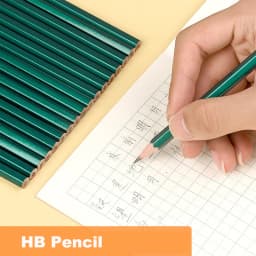 Deli 10pcs/set Wooden Pencil HB 2B 2H Children's Drawing Sketch Examination Pencil Stationery Art Supplies