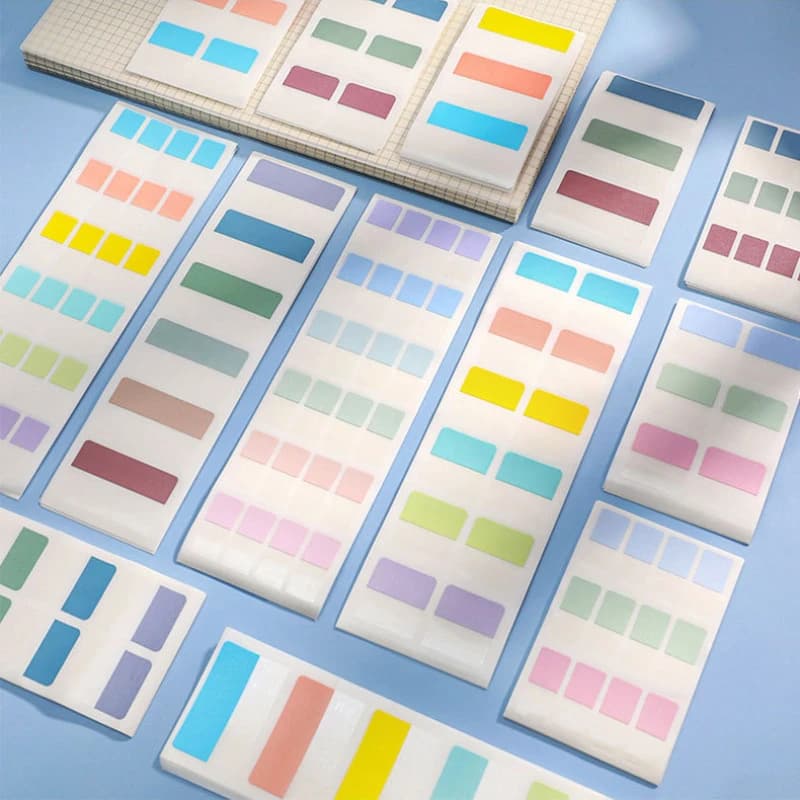 240PCS Sticky Notes Loose-leaf Paper Index Stickers Label Stickers Classification Instructions Sticky Strong Bookmark