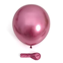 10/20/50pcs Metallic Birthday Balloons Metal Blue Red Chrome Silver Rose Gold Balloons for Party Baby Shower Wedding Decorations