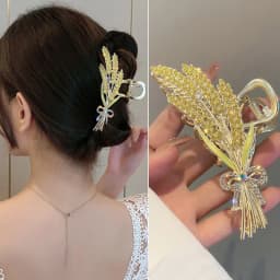 Fashion Snake Crystal Tassel Hair Claw Clips For Women Girls Geometric Metal Hair Crab Hairpins Headwear Hair Accessories