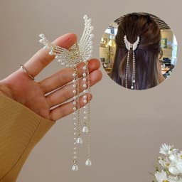 Fashion Snake Crystal Tassel Hair Claw Clips For Women Girls Geometric Metal Hair Crab Hairpins Headwear Hair Accessories
