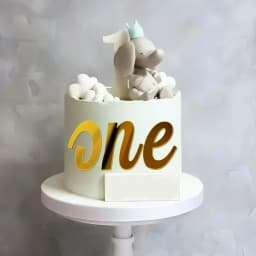 Golden Mirror Acrylic A-Z English Letter Alphabet Cake Decorating for Birthday Party Wedding Dessert DIY Decoration Cake Toppers