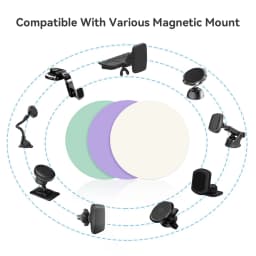 Metal Disk Sticker Sheet for Magnetic Car Phone Holder Universal Iron Sheet Sticker Stand Mobile Phone Magnet Holder Mount