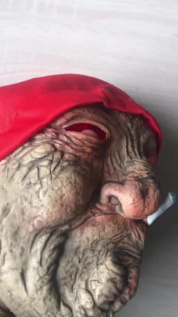 Halloween Latex Masks Cosplay Smoking Old Women Grandma Mask Costumes Props