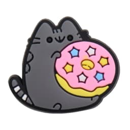 1Pcs PVC Adorable Little Cat Cupcake Sandals Shoe Charms Accessories Food Designer Decoration DIY Adult Bracelet