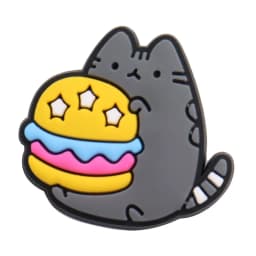 1Pcs PVC Adorable Little Cat Cupcake Sandals Shoe Charms Accessories Food Designer Decoration DIY Adult Bracelet