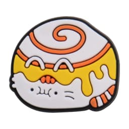 1Pcs PVC Adorable Little Cat Cupcake Sandals Shoe Charms Accessories Food Designer Decoration DIY Adult Bracelet