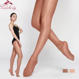 High Quality Girls Shiny Pantyhose Glossy Skin colour Elastic Stockings Latin Ballroom Dance Shimmer Footed Tights for Adults