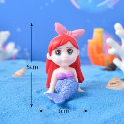 1PC Cute Mermaid Cartoon Cake Decor Mermaid Party Decor Mermaid Theme Under The Sea Party Little Mermaid Birthday Party Decor