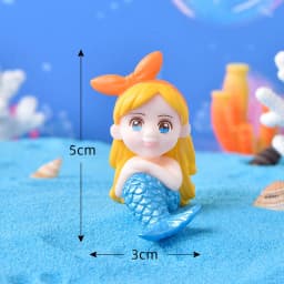 1PC Cute Mermaid Cartoon Cake Decor Mermaid Party Decor Mermaid Theme Under The Sea Party Little Mermaid Birthday Party Decor