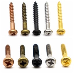10Pcs/12pcs Screw ST Style Guitar Tremolo Bridge Mounting Screws For Electric Guitar Screws Parts