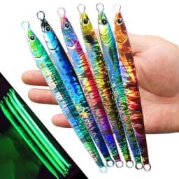 AS Speed Falling Jig Lure Fast UV Jig 3D Print Fishing Glow Angler 150g180g Metal Vertical Hard Bait Sinking Jigging Pesca Bait