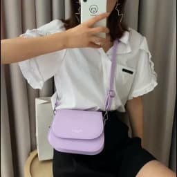 Yogodlns Trendy Saddle Shoulder Bag Women PU Leather Crossbody Bag Simple Solid Color Flap Messenger Bag Designer Handbags Pouch