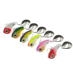 1Pcs Rotating Metal VIB vibration Bait Spinner Spoon Fishing Lures 5/10/15/20g Jigs Trout Winter Fishing Hard Baits Tackle Pesca
