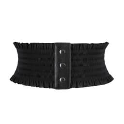 Women Vintage Skirt Dress Coat Cummerbunds Luxury Wide Belts Stretch Cummerbunds Leather Waistband Elastic Corset Band