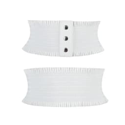 Women Vintage Skirt Dress Coat Cummerbunds Luxury Wide Belts Stretch Cummerbunds Leather Waistband Elastic Corset Band