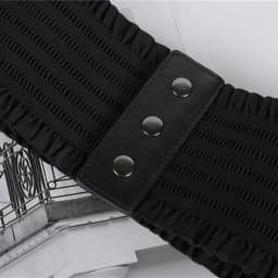 Women Vintage Skirt Dress Coat Cummerbunds Luxury Wide Belts Stretch Cummerbunds Leather Waistband Elastic Corset Band