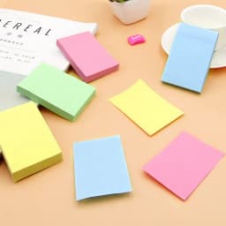 100 Sheets Sticky notes Pads Posits Stationery Paper Stickers Posted It Memo Notepad Notebook School Office Accessories