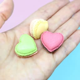6PCS Simulation Macaron Model Fake Cake Cream Snack Children Shooting Props Wedding Dessert Window Decoration Ornaments 23*15mm