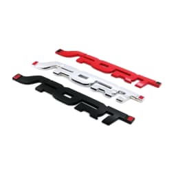 Car Sticker 3D Decor Fashion Styling Metal Chrome Black Auto Car Trunk Racing Sport Word Letter Logo Emblem Badge Decal Sticker