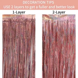 Bachelorette Party Decorations Sequin Backdrop Curtain 2m Tinsel Foil Birthday Curtain Wedding Birthday Party Decorations