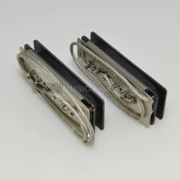 WAAAH Vintage P90 Alnico 2 Magnet Electric Guitar Pickup Overwound Nickel-Silver Baseplate Alnico 5 Hot 90's Neck Bridge Pickups