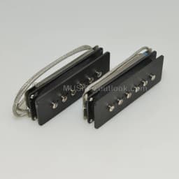WAAAH Vintage P90 Alnico 2 Magnet Electric Guitar Pickup Overwound Nickel-Silver Baseplate Alnico 5 Hot 90's Neck Bridge Pickups
