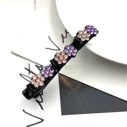 2022 New Fashion Hot Sale All-match Wave Rhinestones Pearl Braided Hair Clip Headband for Women Girl Hair Accessories Headwear