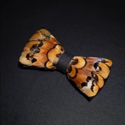 JEMYGINS New Design Men's Wedding Bow Tie Fashion Handmade Feather BowTie Gift for Birthday Party Men Bow Tie Suit Accessories