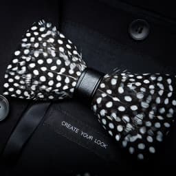 JEMYGINS New Design Men's Wedding Bow Tie Fashion Handmade Feather BowTie Gift for Birthday Party Men Bow Tie Suit Accessories