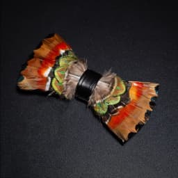 JEMYGINS New Design Men's Wedding Bow Tie Fashion Handmade Feather BowTie Gift for Birthday Party Men Bow Tie Suit Accessories