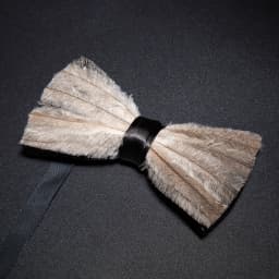 JEMYGINS New Design Men's Wedding Bow Tie Fashion Handmade Feather BowTie Gift for Birthday Party Men Bow Tie Suit Accessories