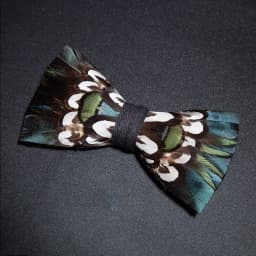JEMYGINS New Design Men's Wedding Bow Tie Fashion Handmade Feather BowTie Gift for Birthday Party Men Bow Tie Suit Accessories