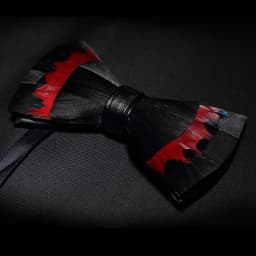 JEMYGINS New Design Men's Wedding Bow Tie Fashion Handmade Feather BowTie Gift for Birthday Party Men Bow Tie Suit Accessories