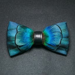 JEMYGINS New Design Men's Wedding Bow Tie Fashion Handmade Feather BowTie Gift for Birthday Party Men Bow Tie Suit Accessories