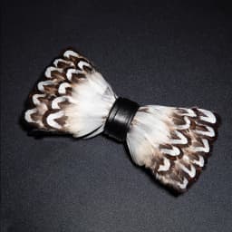 JEMYGINS New Design Men's Wedding Bow Tie Fashion Handmade Feather BowTie Gift for Birthday Party Men Bow Tie Suit Accessories