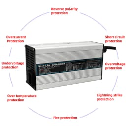 73V 10A Charger Smart Aluminum Case Is Suitable For 20S 64V Outdoor LiFePO4 Battery Electric Car Safe And Stable OHRIJA