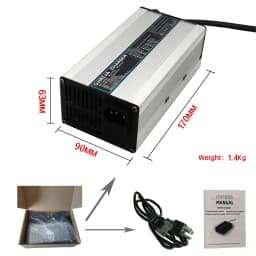73V 10A Charger Smart Aluminum Case Is Suitable For 20S 64V Outdoor LiFePO4 Battery Electric Car Safe And Stable OHRIJA