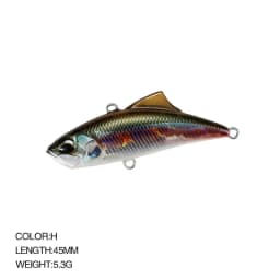 Japan VIB Fishing Lures Spearhead RYUKI Vibration 45S Lure for Summer and Winter Artificial Bait Trouts Tackle Pike Accessories