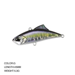 Japan VIB Fishing Lures Spearhead RYUKI Vibration 45S Lure for Summer and Winter Artificial Bait Trouts Tackle Pike Accessories