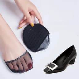 Forefoot Pad Shoe Sticker Inserts Gel Heel Shoes Cushion Anti-slip High Heels Half Insoles Foot Socks Filler Women Accessories