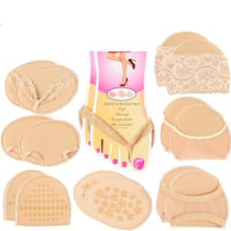 Forefoot Pad Shoe Sticker Inserts Gel Heel Shoes Cushion Anti-slip High Heels Half Insoles Foot Socks Filler Women Accessories
