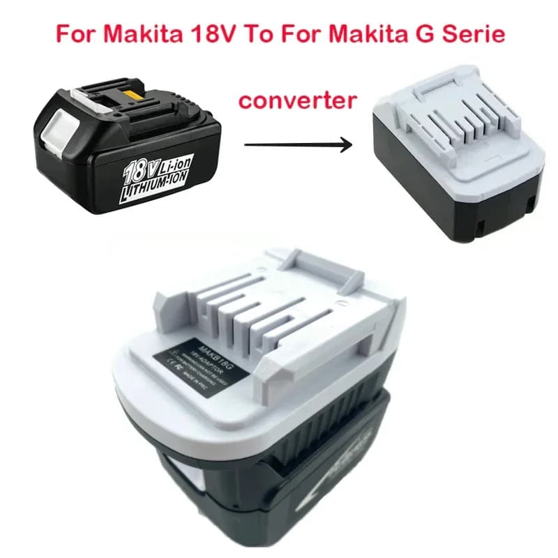 Battery Adapter for Makita 18V Li-ion Battery To Replace for Makita G series batterys BL1813G BL1815G BL1811G Lithium Battery