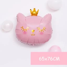 Cute Cat Foil Balloons Girl Princess Theme Party Wedding Valentines Day Happy Birthday Decoration Balloon Baby Shower Globos