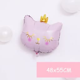 Cute Cat Foil Balloons Girl Princess Theme Party Wedding Valentines Day Happy Birthday Decoration Balloon Baby Shower Globos